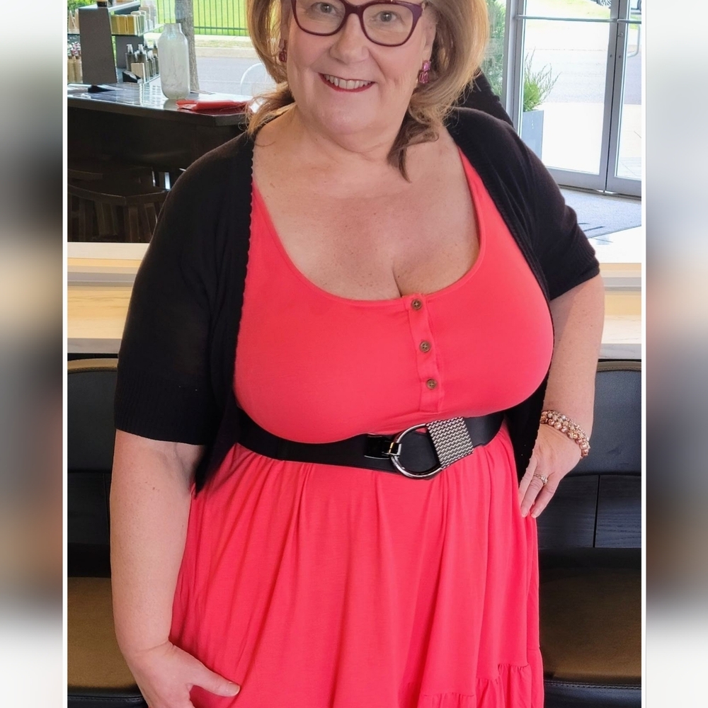 NEW NWOT Torrid Super Soft Coral Knit Mini Dress Sz 2(18/20)